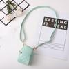 Long Strap PU Mini Coin Purse Backpack Shape PU Small Wallet Key Bag Earphone Mini Storage Bag  Kid