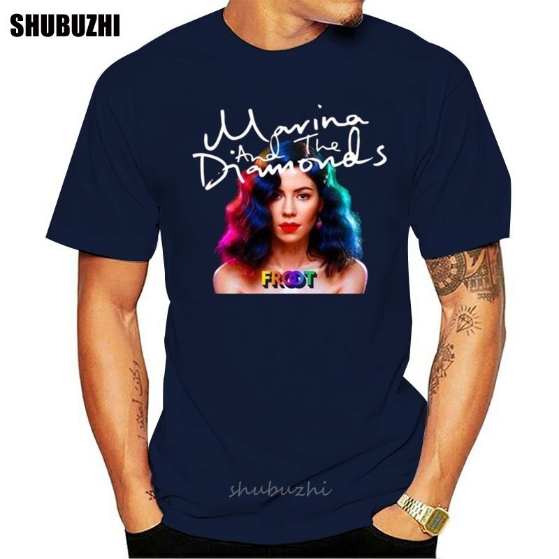 

Tee Shirt Femme Marina And The Diamonds Froot Cooton Tees New Women Oneck Tshirt Poleras De Mujer women tshirt S