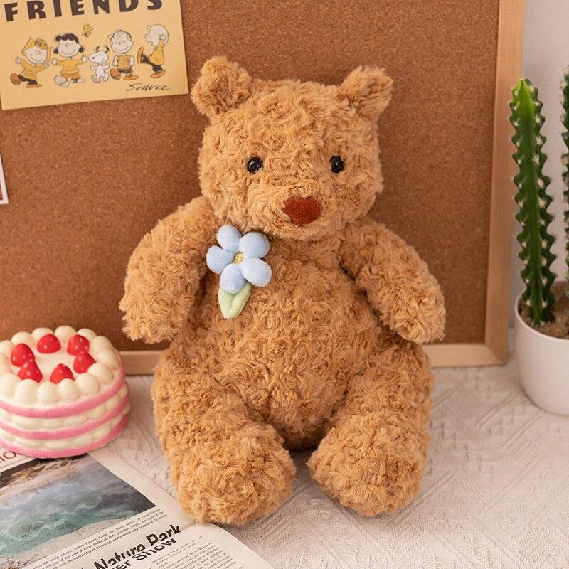 1 stück 40 cm Niedlichen Cartoon Teddybär Plüschtiere Gefüllte Weiche Tiere Dressing Up Puppe Für Mädchen Kinderzimmer Dekor Geburtstagsgeschenke