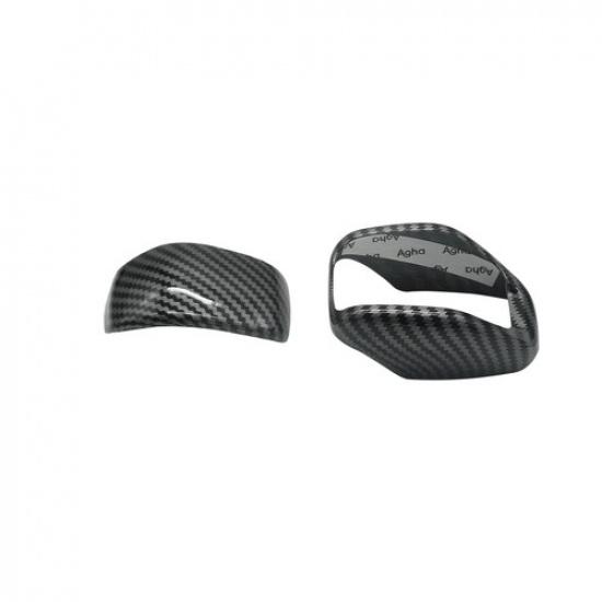 Carbon Fiber ABS Gear Shift Knob Head Cover Trim For Toyota Highlander -