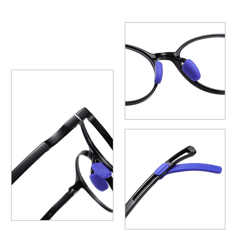Kids Anti Blue Light Glasses for Children Boys Girls Transparent Round Frame Clear Lens Computer Phone Eyewear