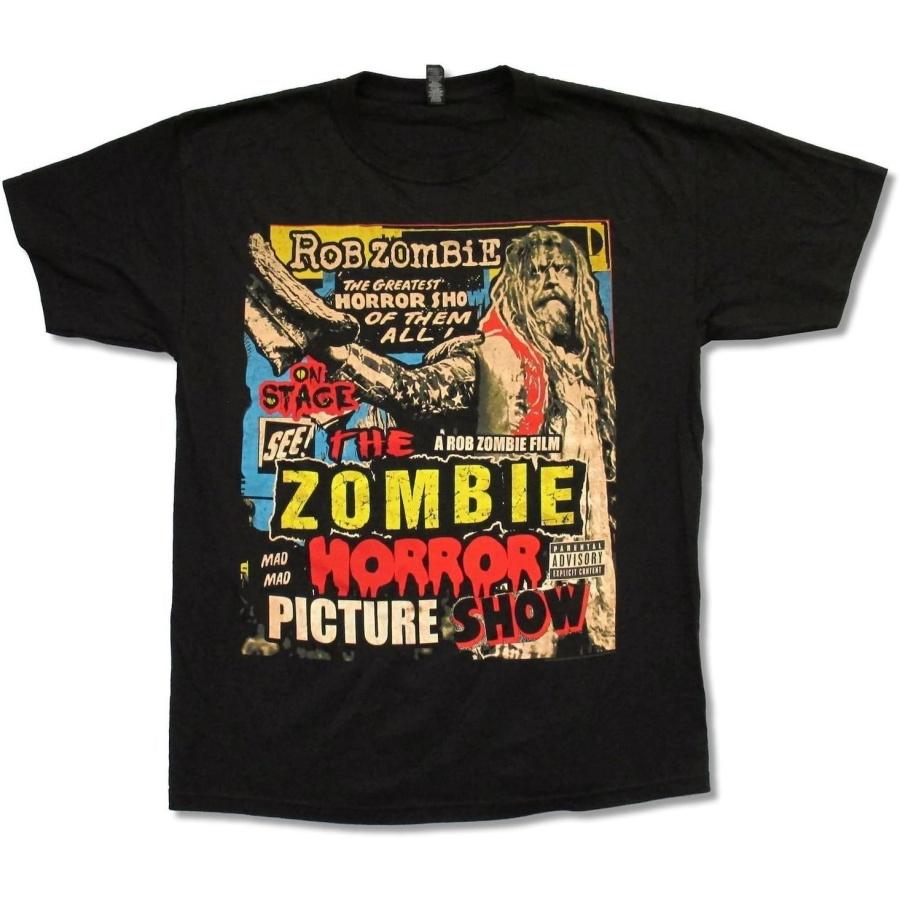 Adult Rob Zombie _Picture Show_ Black T-shirt (Medium) S
