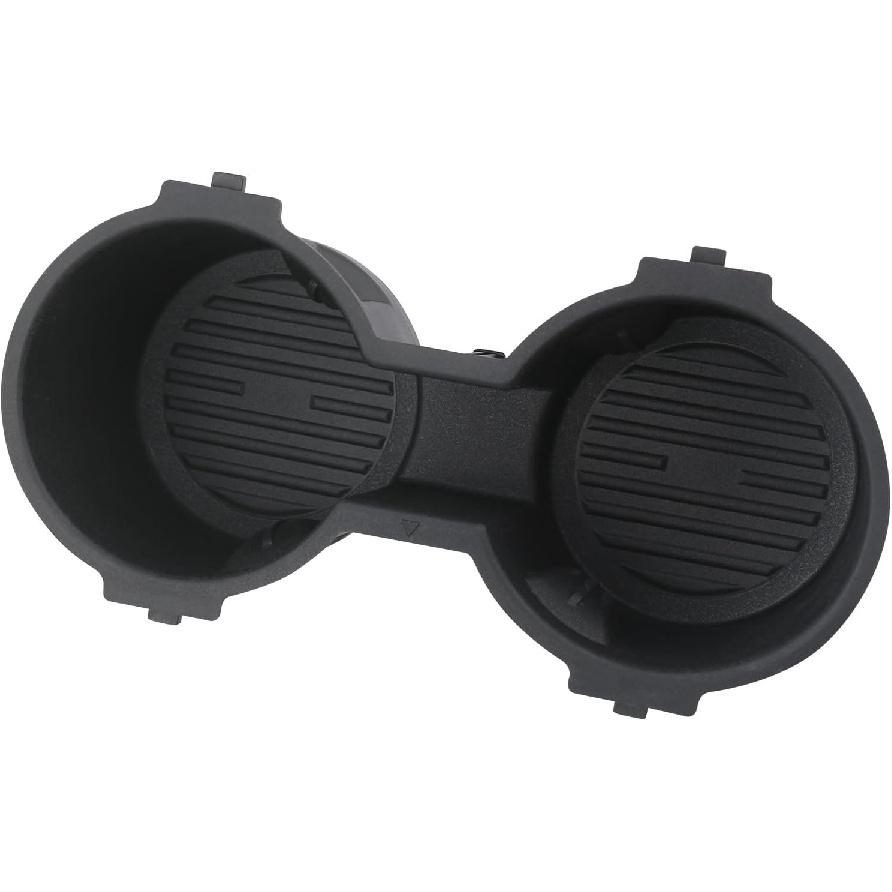 TQPONLY Front Seat Dual Cup Holder Rubber Ert Fitment 2016- Ford F150 F250 F350 F450 F550 Super Duty Truck Accessories