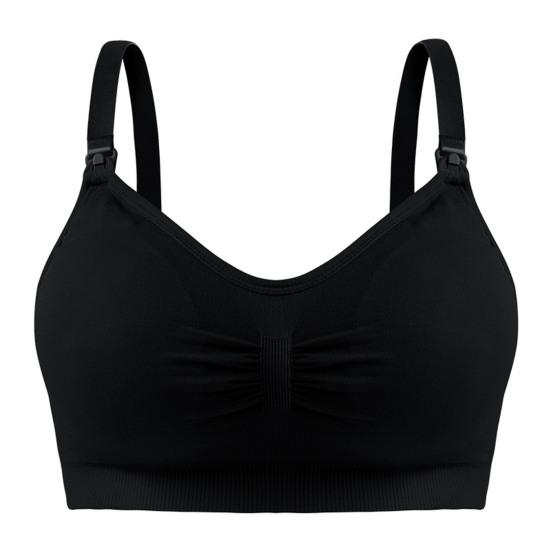 Reggiseno da donna con imbottiture pettorali rimovibili Senza cuciture Push-up Apertura frontale Reggiseno per allattamento No