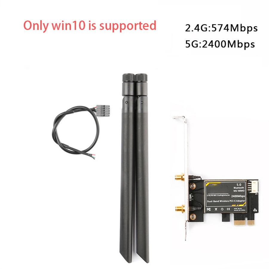Ax200 Wifi6 5g Dual Band 3000m Desktop with Built-in PCIe Wireless Network Card