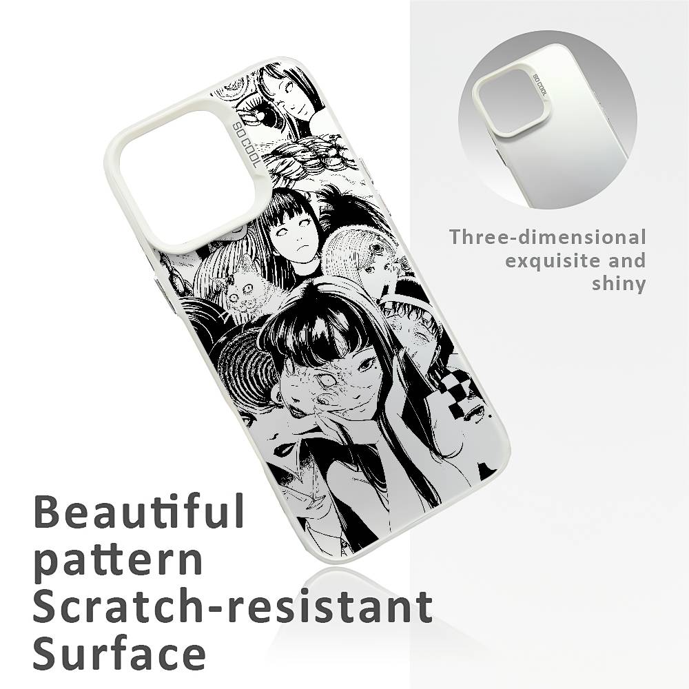 Phone Case PIKPAKA J-Junji Ito Horror Comics for Samsung Galaxy S26 S25 S24 S23 S22 S21 S20 FE Ultra Edge Anti Fall Matte Cover