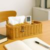 Breathable Imitation Vine Tissue Box Multifunctional Remote Control Storage Box  Dining Table
