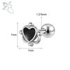 ZS 1 PC Punk Gothic Skull Stud Earring For Men Women Spider Snake Earrings Ear Studs Cartilage Helix Lobe Piercing Jewelry 16G