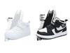 2025 New Girls' High-Top Leather AJ Sneakers: Autumn/Winter Cotton Shoes for Middle-Aged Children