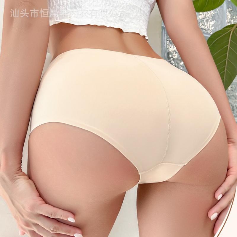 Seamless Sports Invisible Briefs: Close-fitting, Breathable and Comfortable, Ice-Silk, Hip-Hugging Ladies’ Briefs