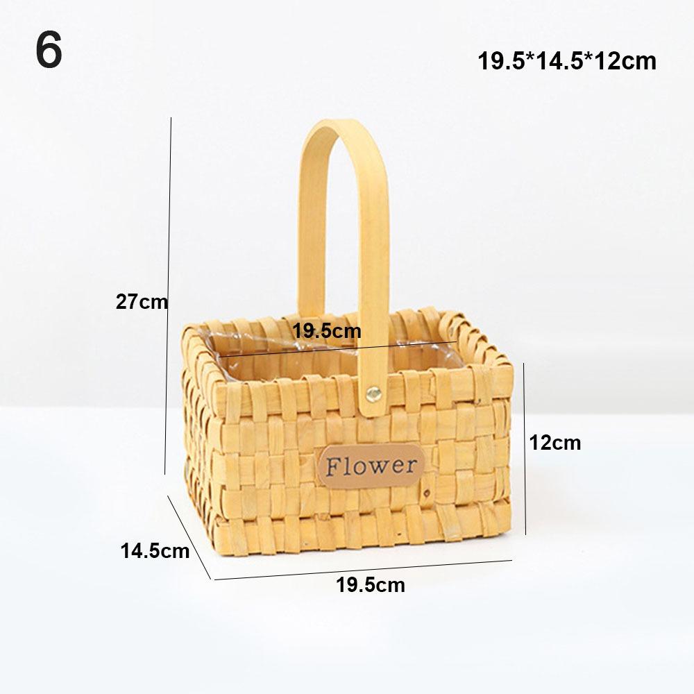 

Мини Миниатюрная Плетеная Корзинка из Бумажной Лозы Ручная Работа Корзинка для Цветов для Кукол BJD/для Кукол Ob11 6