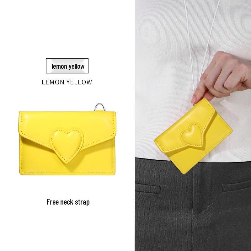 Heart-Shaped Car Key Card Holder for Xiaomi, Tesla, BMW, Xiaopeng, and Zeekr