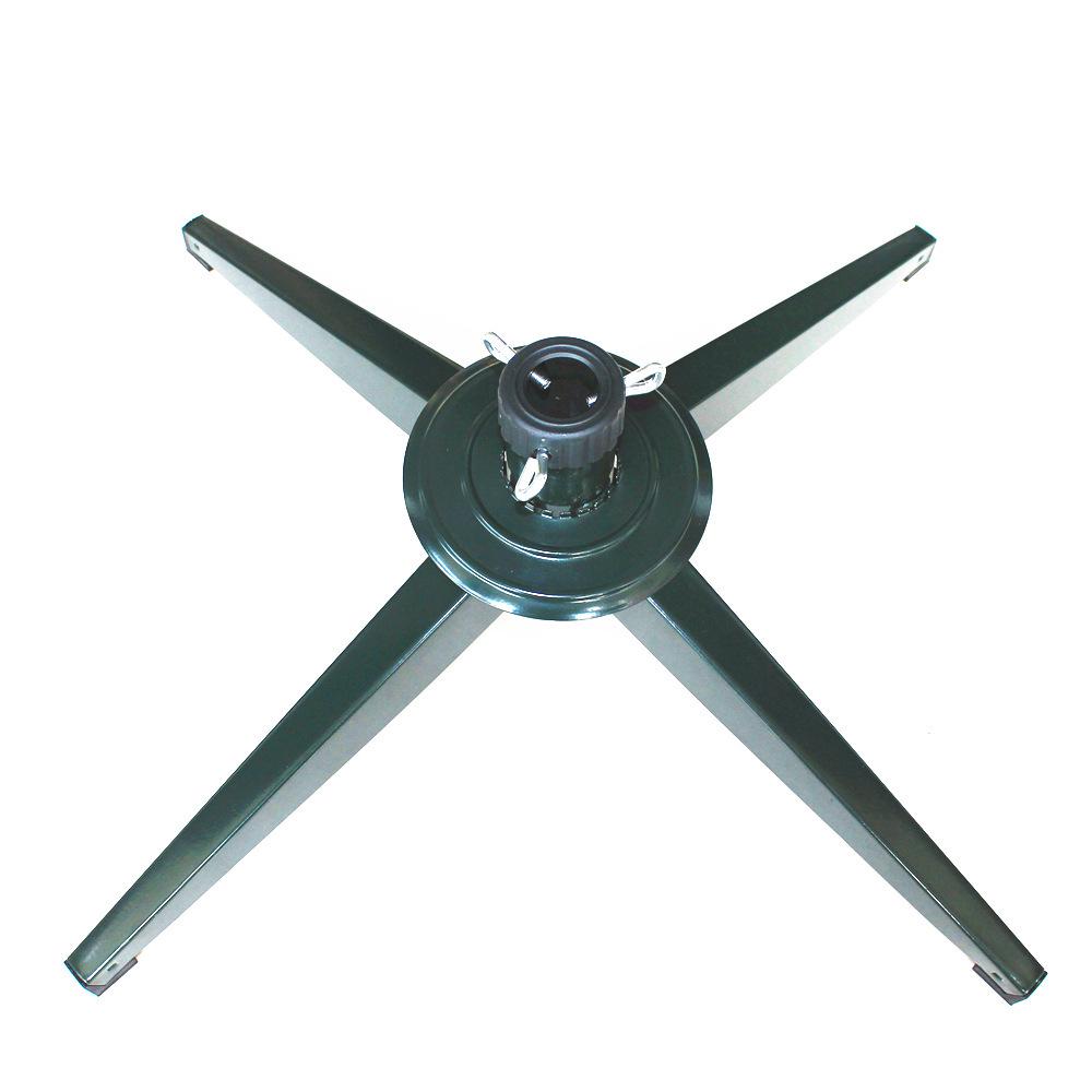 

Foldable Iron Art Christmas Tree Stand with Lock Plate for PVC Tree Diameter 54cm, 2.2cm Pipe