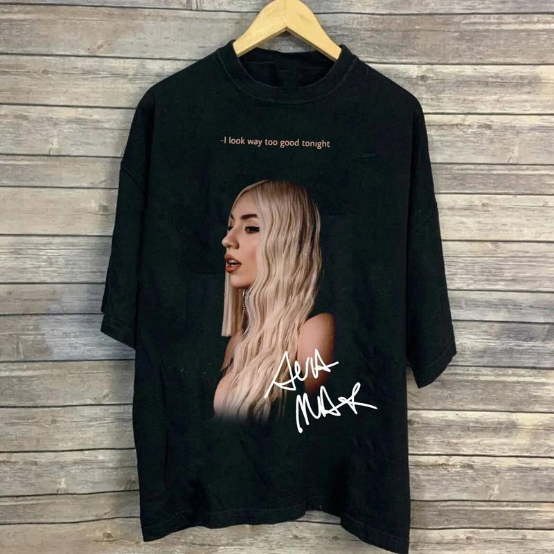

Ava Max Signature Cotton Black All Size Unisex T-Shirt M