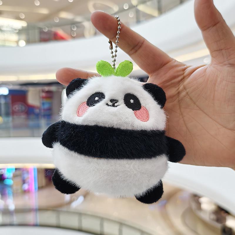 

Милая плюшевая игрушка-брелок в виде панды – Очаровательный дизайн национального сокровища