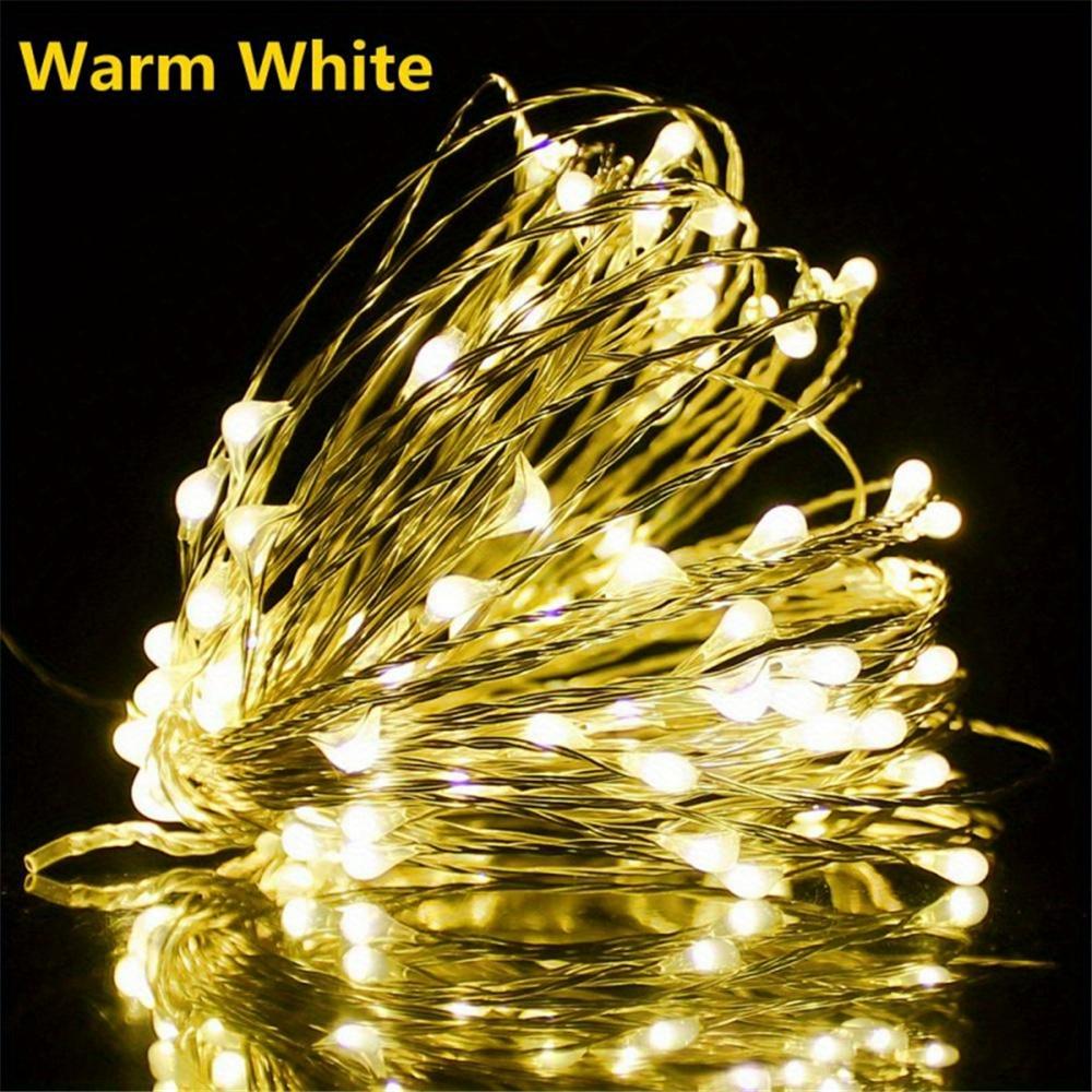 20/50/100 LED USB Fairy String Lights LED USB Copper Wire Garland Holiday Lighting USB Powered Wall Decor Lamp Christmas Decor Halloween Decorations