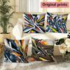 Graffiti Art Throw Pillow Covers Street Vibes Cushion Cases Pattern Cushion Cover Suitable for Sofa Bedroom Car Pillow Cover
