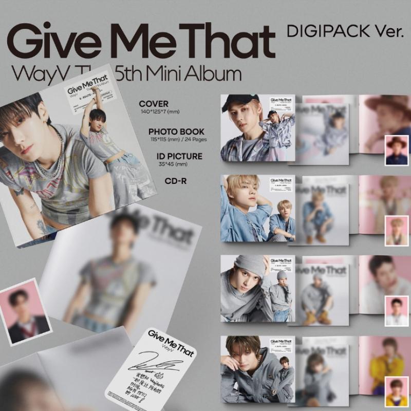 Wayv   Give Me That   Mini Album 5e  Digipack Versie. 