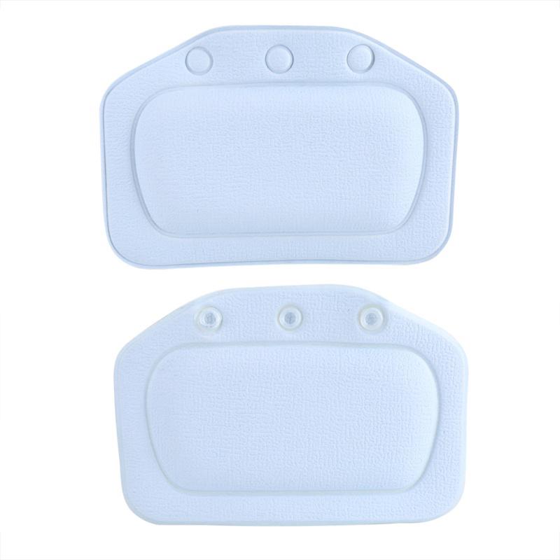 Soft Pvc Comfortable Bathroom Foam Bath Pillow Headrest