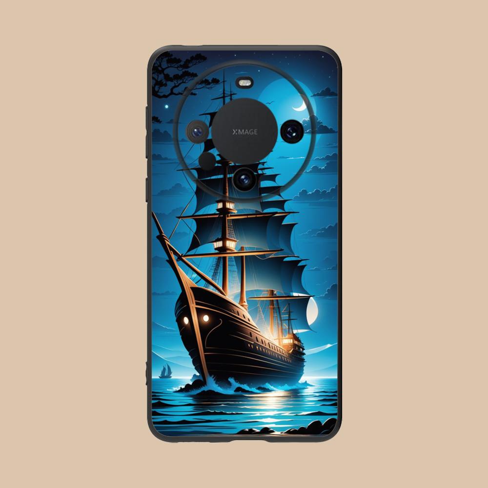 Pirate Corsair Mobile Phone Case for Huawei Mate 60 50 40 30 20 10 Pro Plus Lite E 5G Colorful Printing Cover Luxury Smartphone