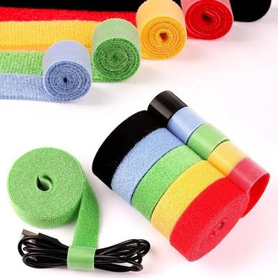 1M 5M Fishing Rod Tie Holders Straps Belts Suspenders Fastener Hook Loop Cable C