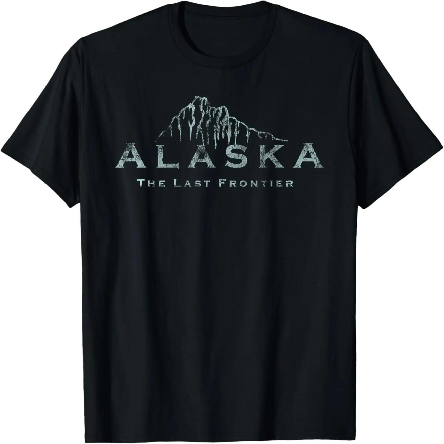 

Alaska Gifts Shirt For Women Graphic Tee Last Frontier AK T-Shirt XXXXXL чорний