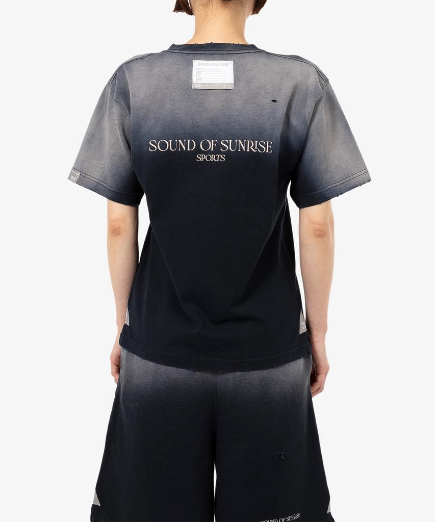 Saundeuobeuseonlaijeu Sun Faded Like T-Shirt Black