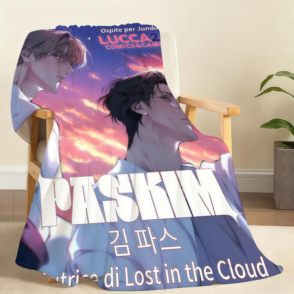 Anime L Lost In The C CloudS Blanket For Soft Throw Blanket for Picnic Bed Sofa Home Bedroom Cozy Warm Comfortable