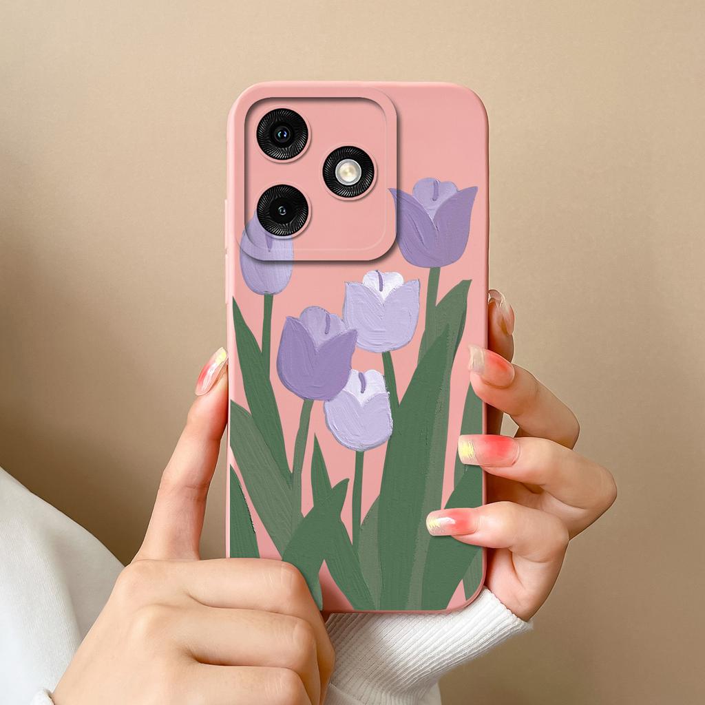 For Itel A50 A50C A70 A80 A18S Case Various Style Soft Liquid Silicone Back Covers Shockproof High Quality Lightweight Bumper