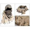 Afghan Stole, Shemagh, Neck Scarf, Face Mask, Airsoft Gear, 100% Cotton (Antique White)