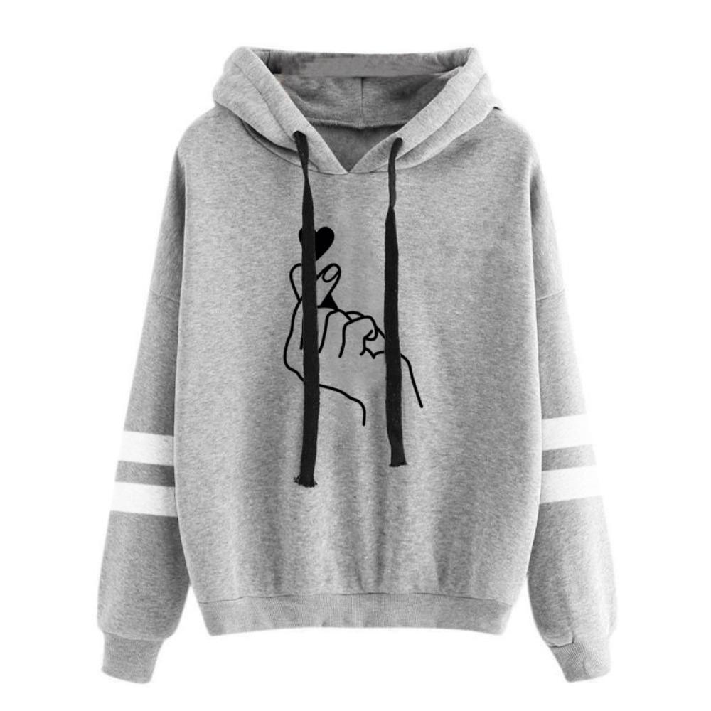 Autumn and Winter New Offset Printing Letter Pattern Long-sleeved Crew Neck Hooded European and American Sweater