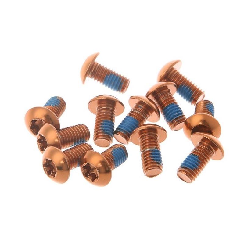 12Pcs Bicycle Brake Disc Screws Alloy Steel Bolt Rotor Cycling For Mountain Bike