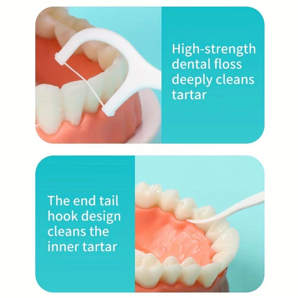 1000 Piezas Limpieza Dental Hilo Dental Palillos Hilo Dental Palillo Ultra Fino Palillo Dental Hilo Dental Palillo Higiene Diaria