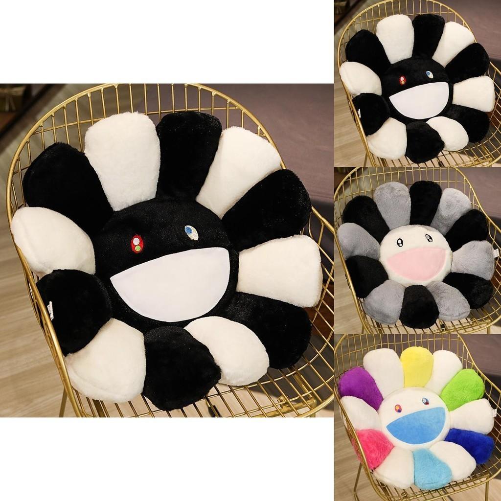 Colorful Takashi Murakami Rainbow Flower Pillow Plush Soft Toy For Kids And Collectors