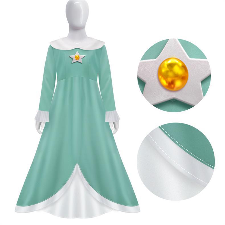 Costume da Cosplay di Principessa Peach per Halloween - Super Mario Bros