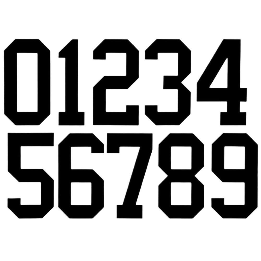 

Number 0123456789 Mailbox Numbers Stickers Car Trash Bin Waterproof Vinyl Decals DIY Number Address Garbage Container Stickers Height 5.08CM