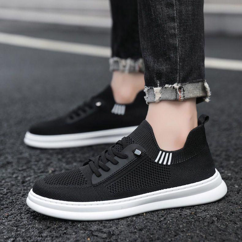 Shoes men's summer new thin breathable deodorant fly-woven mesh shoes men's versatile casual shoes sports mesh shoes