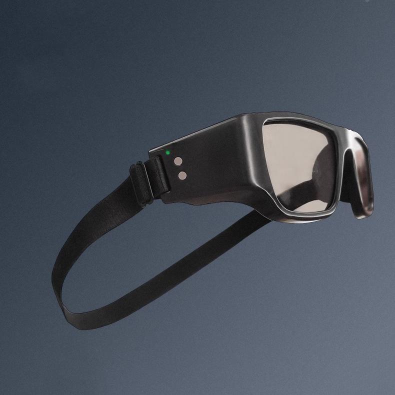 Strobe Vision Training Head-up Glasses Head-up Dribbling Glasses Tennis Training Glasses Anti-bow Training Tools чёрный