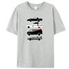 Das Auto-Design Lustiges T-Shirt für Männer Casual O Neck T-Shirt 100 Baumwolle Mode Kurzarm T-Shirt