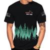 Personalisiertes Namens-3D-Druck-Baumpfleger-T-Shirt für Männer Holzfäller Kurzarm-Arbeitsshirts Cosplay Baumkletterer Holzfällerhemden