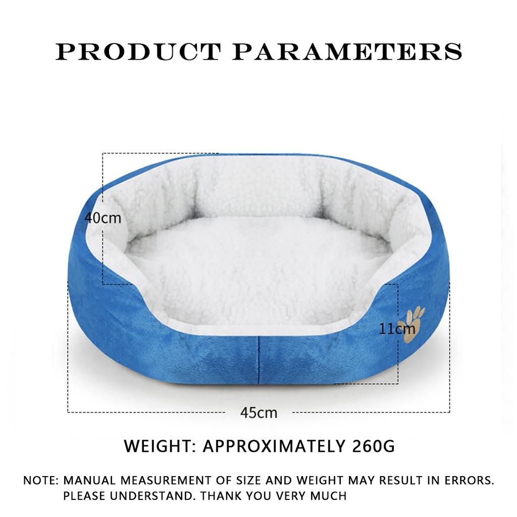 Washable Super Soft Dog Bed Pet Mattress Supplied Plush Large Cat Mat Lamb Fur Dog Kennel Teddy Small Bulldog Etc