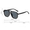 Male Female Sunglasses Vintage Men Women Big Sunglasses Men Square Shades Brand Designer Unisex Sun Glasses Tea Flakes