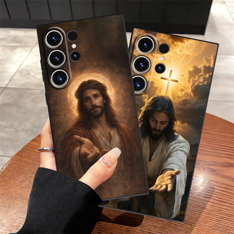 Creative Jesus Art Case for Samsung Galaxy S26 Ultra S24 S25 Plus S21 FE Note 20 8 9 10 S20 Ultra S23 S10 S9 Funda Phone Cover