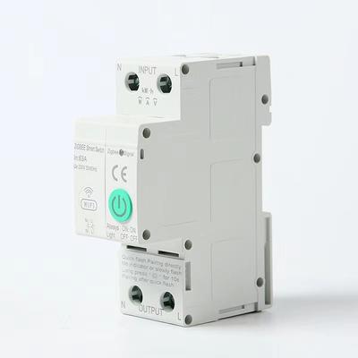 Zigbee Akıllı Devre Kesici Kablosuz Cep Telefonu APP Ev Otomasyonunu Uzaktan Kontrol Edin
