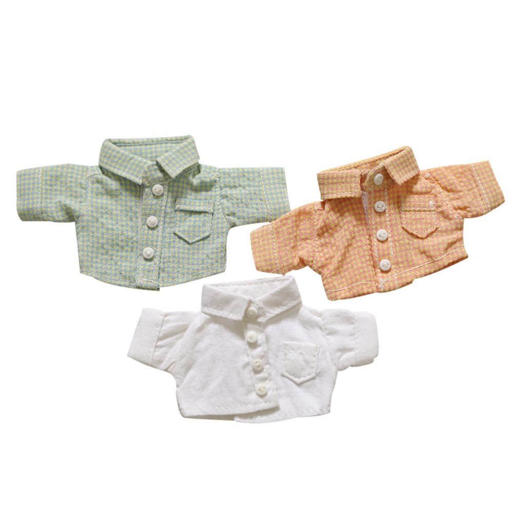 

Casual Fashion Doll Outfit Colorful Cotton Doll s Shirt Clothes 12cm Doll Clothes Stuffed Dolls