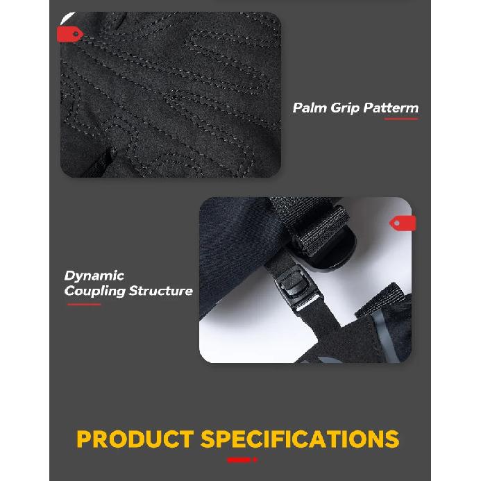 Winter Motorcycle Gloves Men Women Motorbike Thermal Gloves Waterproof Outdoor Sports Biker Riding Adventure Moto Travel Gloves