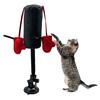 Cat Boxing Toy Cat Punching Bag Toy with Spring-Loaded Bobbing Action Interactive Boxing Toy with Suction Cup Base for Indoor Kitten Exercise Mental