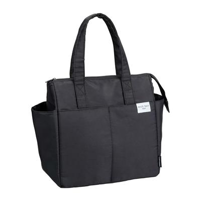 Iwasaki Kogyo Lastro Wear Insulated Bag Lunch Large 7L 4 Pockets Black LF-579 BK