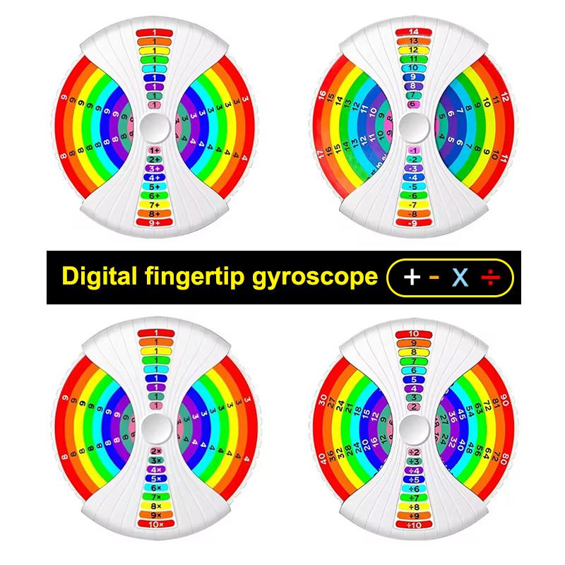 

1/2Pcs Math Fidget Spinners Addition Subtraction Multiplication Division Method Kit For Home Classroom Learning Education Toy A3