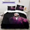 Chris Brown Pattern Bedding Home Decoration Birthday Gift (1 * duvet cover + 2 * pillowcase, without core)